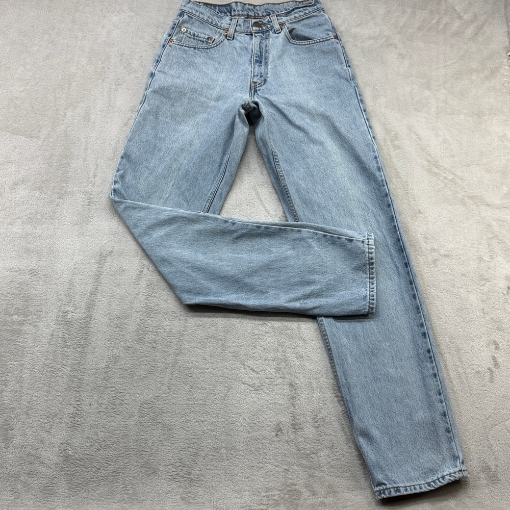Vintage Levi's 550 Relaxed Fit Jeans Mens 29x34 Light Wash Denim Baggy Y2K